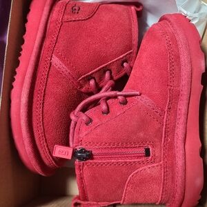 UGG Kids Bright Red Boots